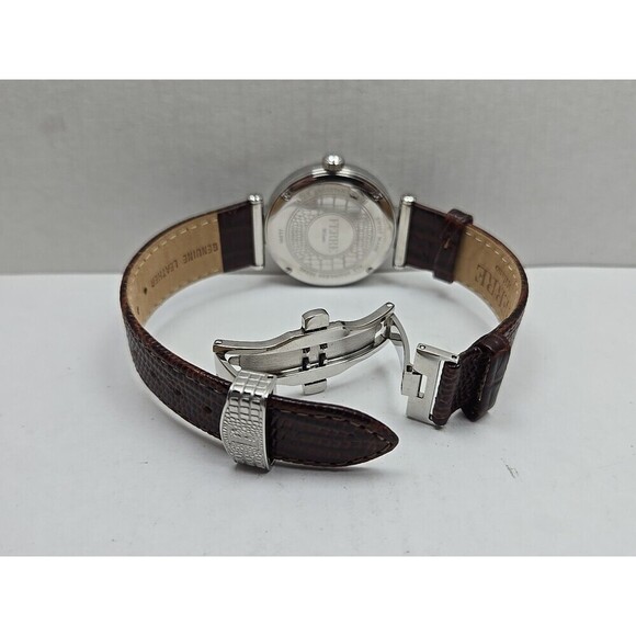 Ferre Milano 1L096 Swiss Made Womens Quartz Crystal Bezel Watch New Battery - Picture 9 of 14